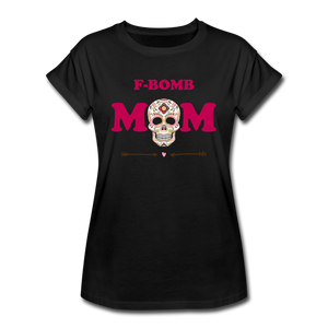 F-Bomb Mom Women's Relaxed Fit T-Shirt - black