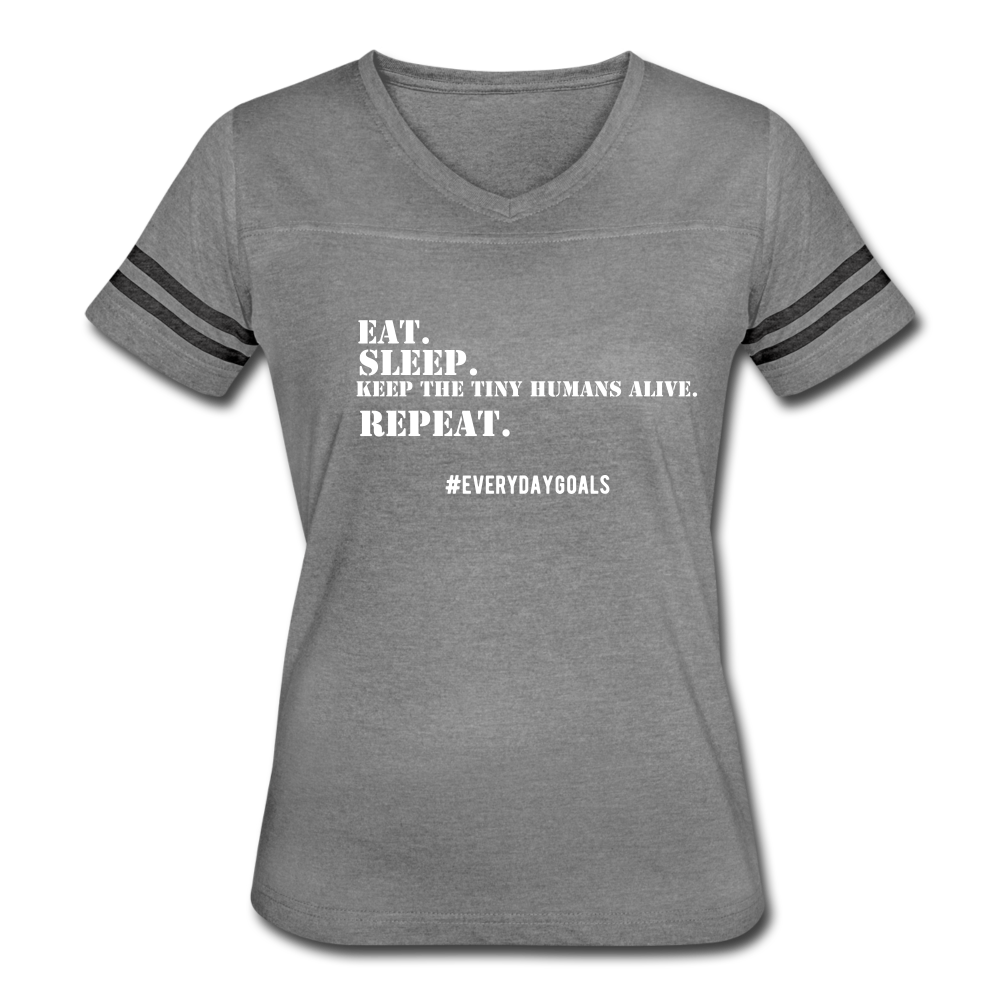 Everyday Goals Women’s Vintage Sport T-Shirt - heather gray/charcoal