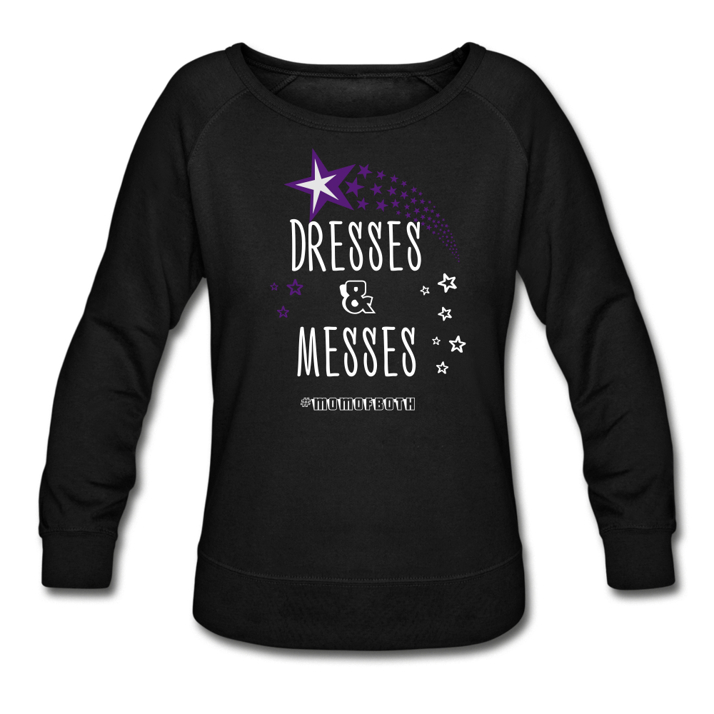 Dresses and Messes Women’s Crewneck Sweatshirt - black