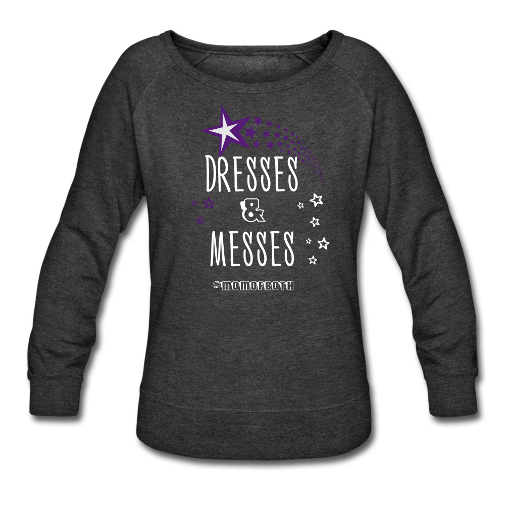 Dresses and Messes Women’s Crewneck Sweatshirt - heather black