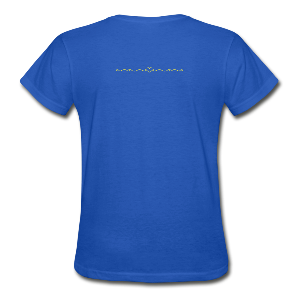 Mom 24:7Gildan Ultra Cotton Ladies T-Shirt - royal blue