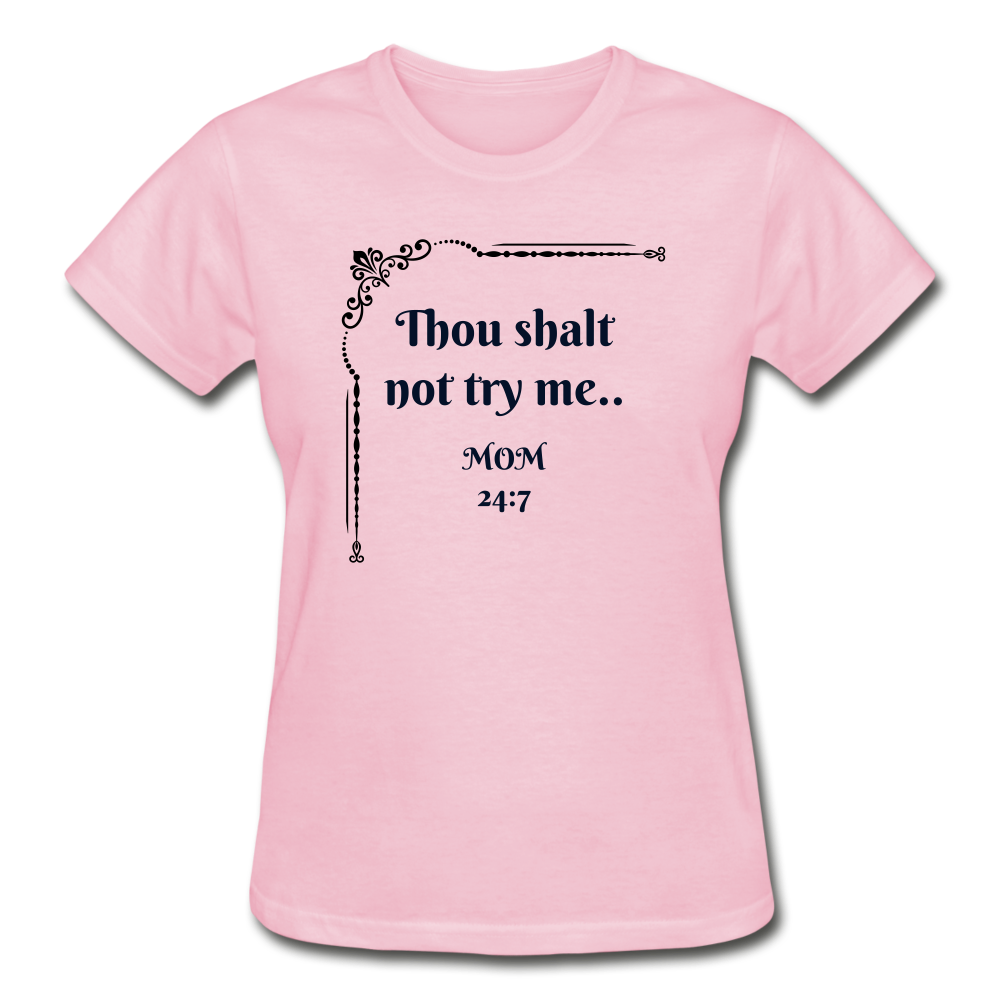 Mom 24:7Gildan Ultra Cotton Ladies T-Shirt - light pink