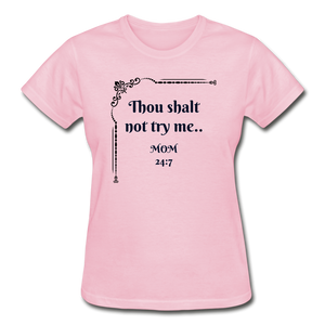 Mom 24:7Gildan Ultra Cotton Ladies T-Shirt - light pink