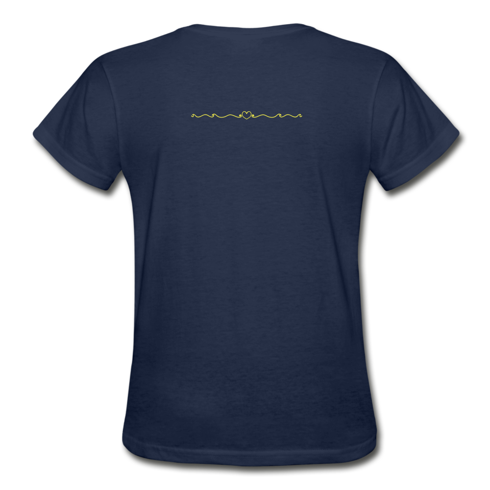 Mom 24:7Gildan Ultra Cotton Ladies T-Shirt - navy